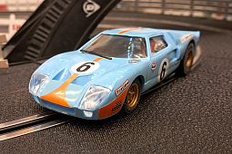 Slotcars66 Ford GT40 1/32nd scale SCX slot car Gulf #6 